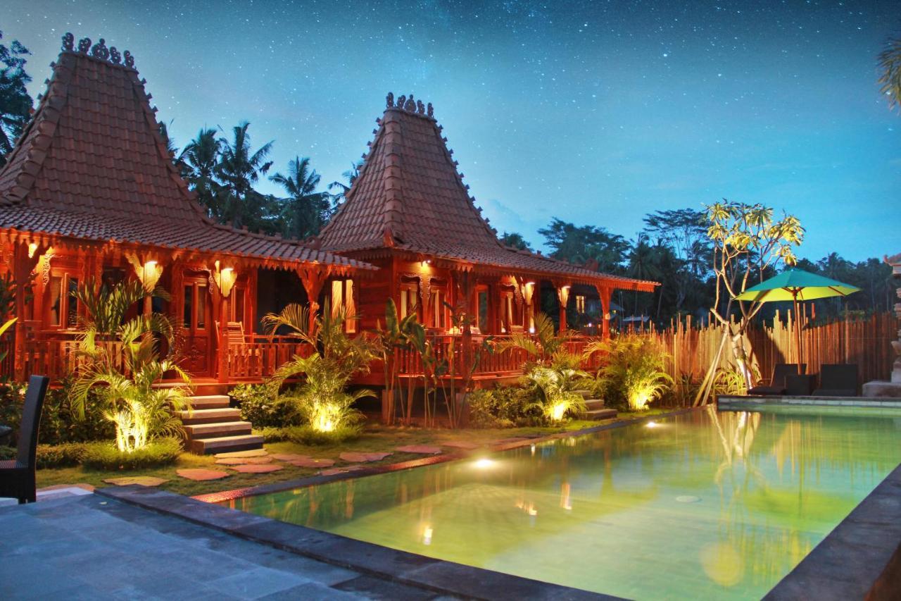 Romantic Deluxe 0Ne-Bedroom Wooden Villa 3 Ubud Exterior foto